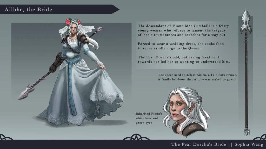 Character Sheet for Ailbhe the Bride